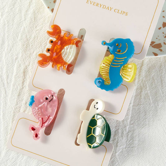 Ocean Friends Hair Clips