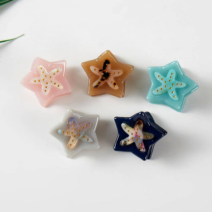 Starfish Mini Hair Clips